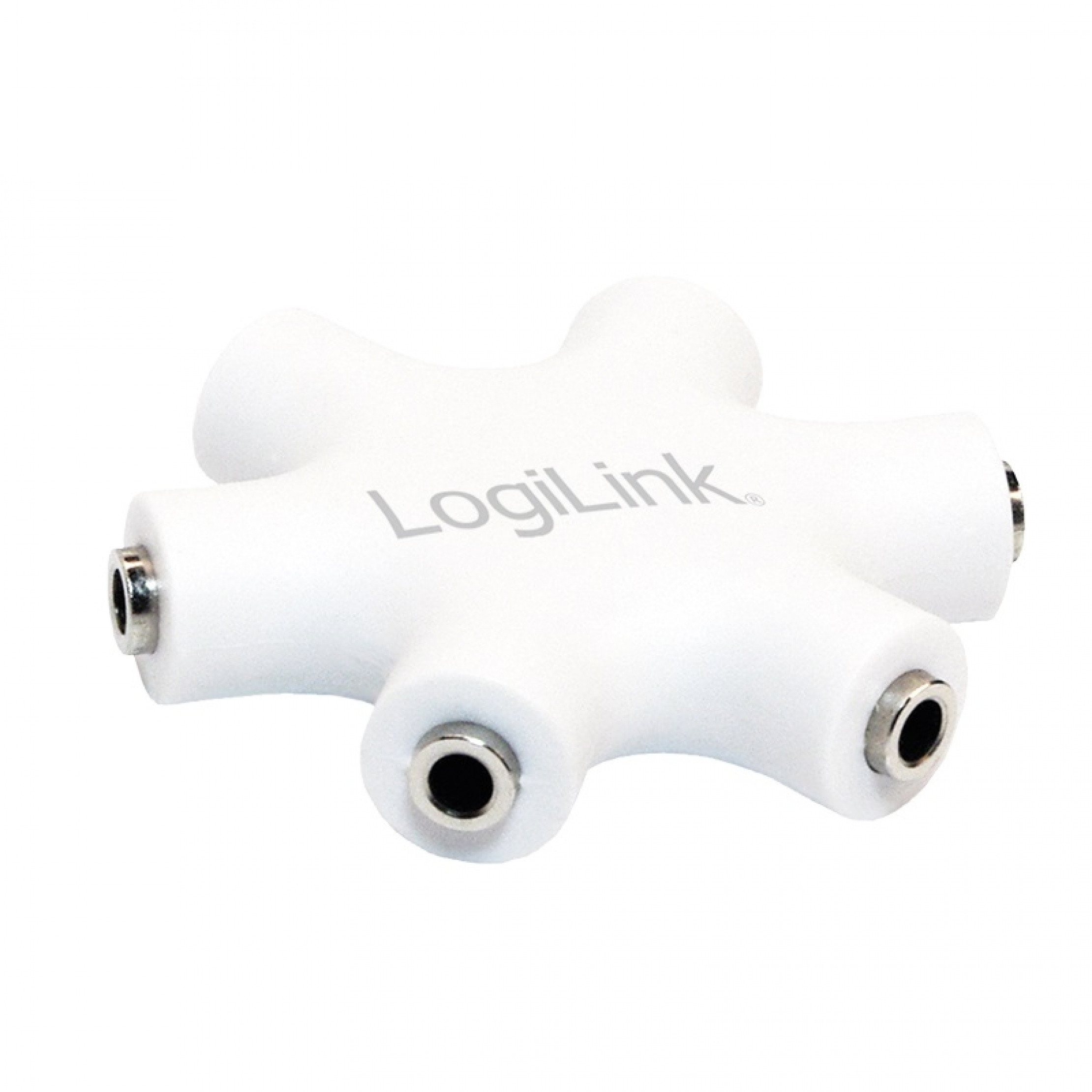 Audio adapter 3.5mm na 5x3.5mm LOGILINK