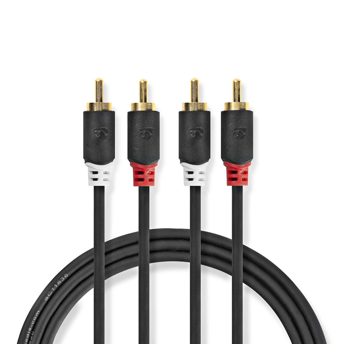 Audio kabal 2xRCA na 2xRCA 10m NEDIS CABW24200AT100