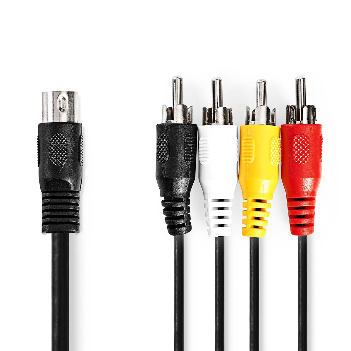 Audio kabal 4xRCA na DIN 5PIN 1m