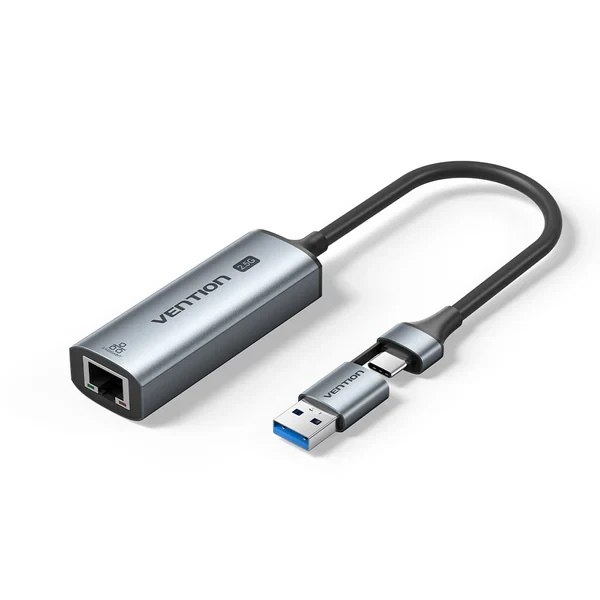 Mrežni internet adapter USB-A USB-C na RJ45 2.5G VENTION
