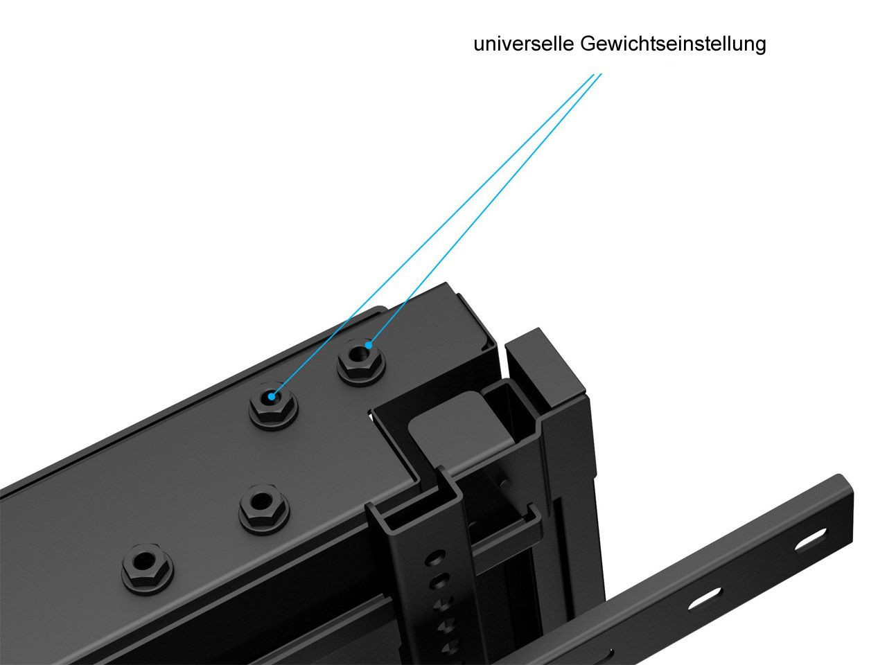Podesivi lift nosač TV 55-90" 90kg CMB CMB1525-0001