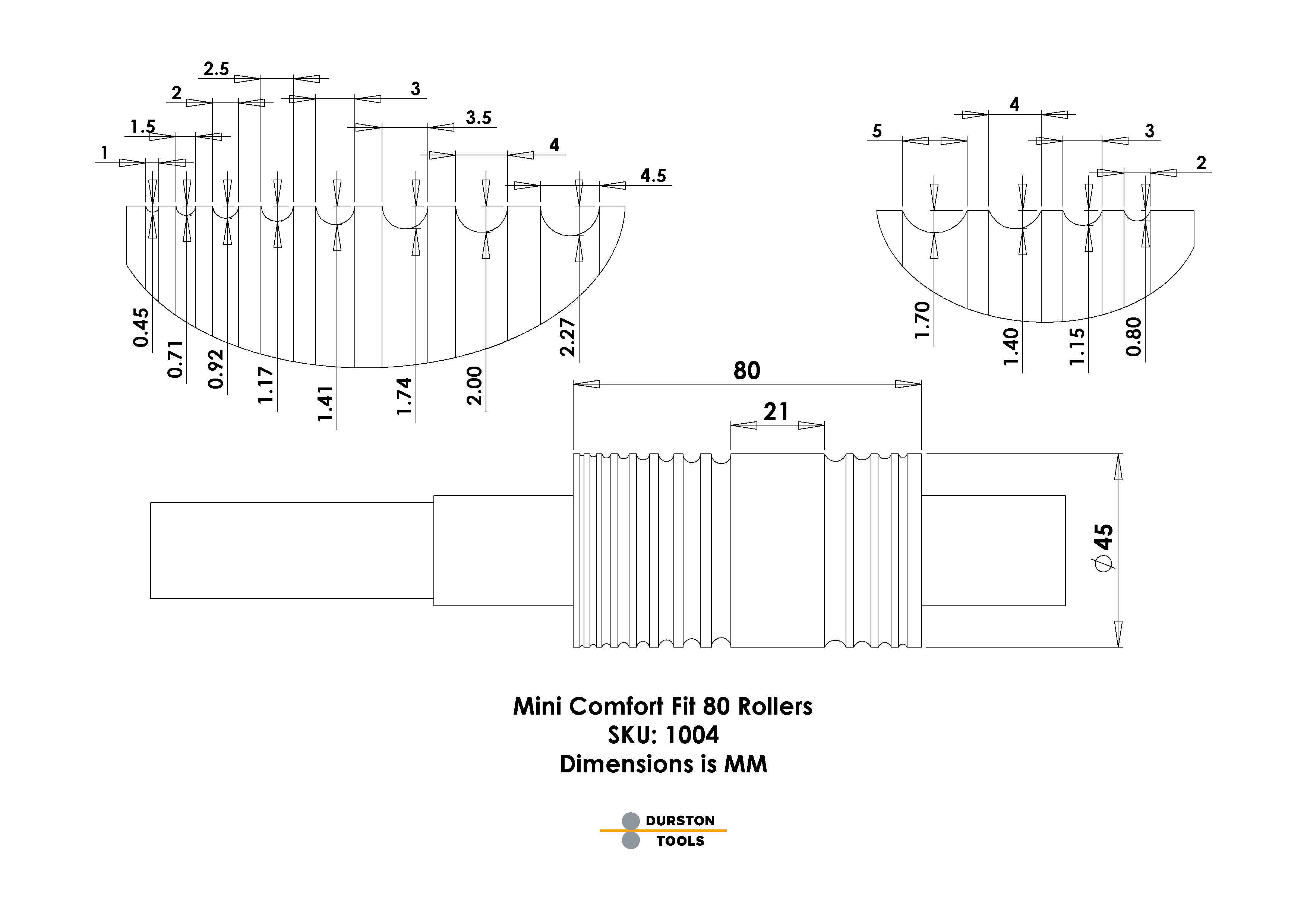 Motalica za kablove DURSTON Mini Comort FIT 80