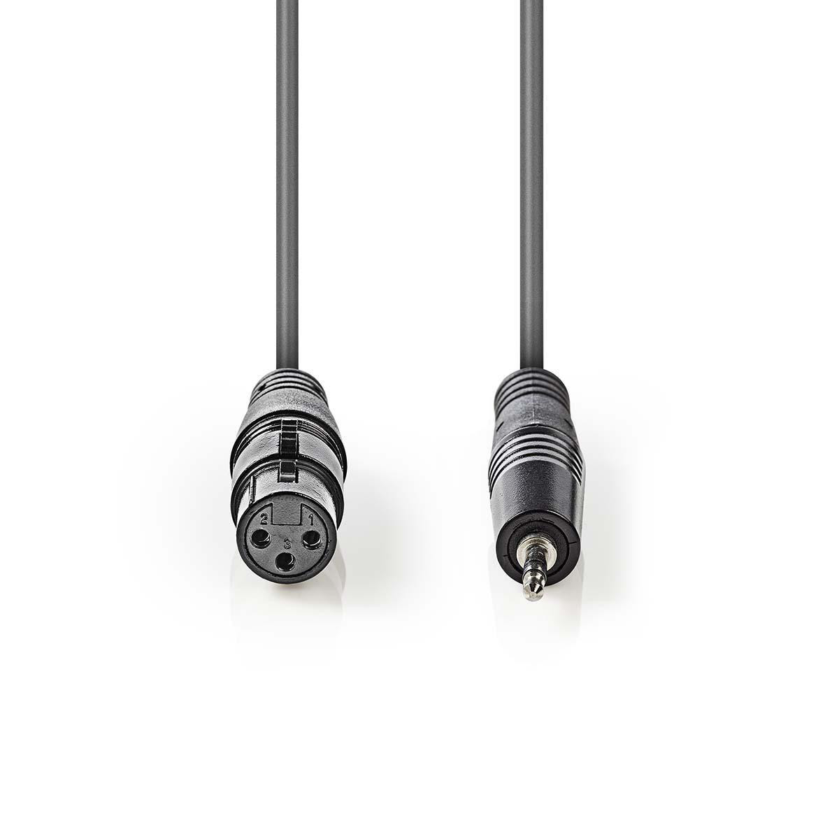 Mikrofonski kabal NEDIS  3.5mm na XLR 3PIN 1m