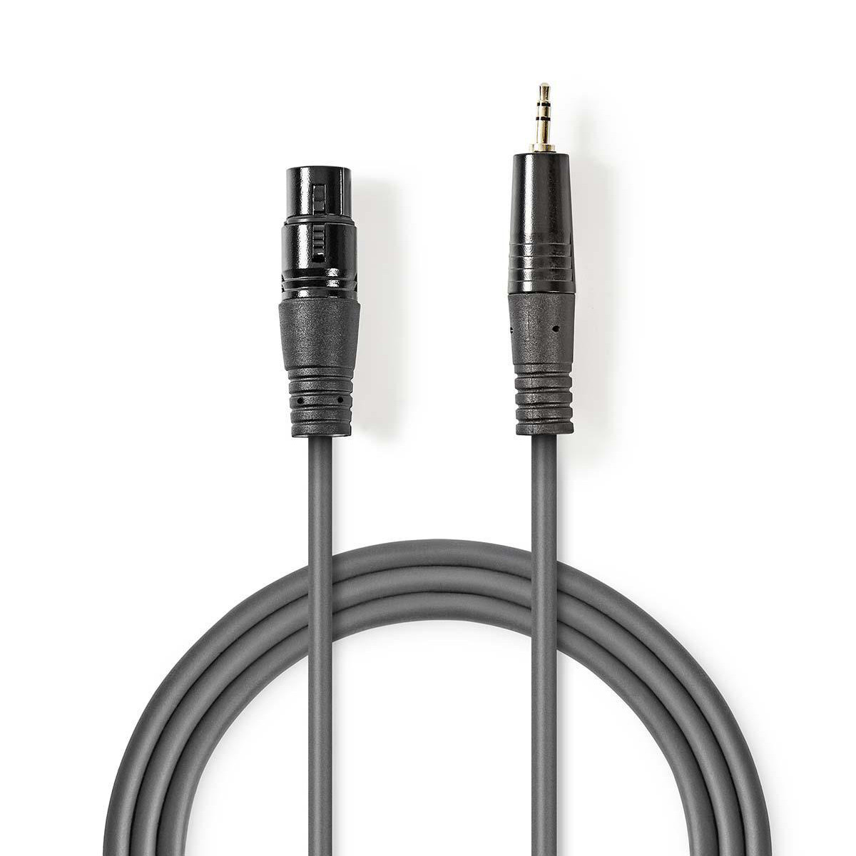 Mikrofonski kabal NEDIS  3.5mm na XLR 3PIN 1m