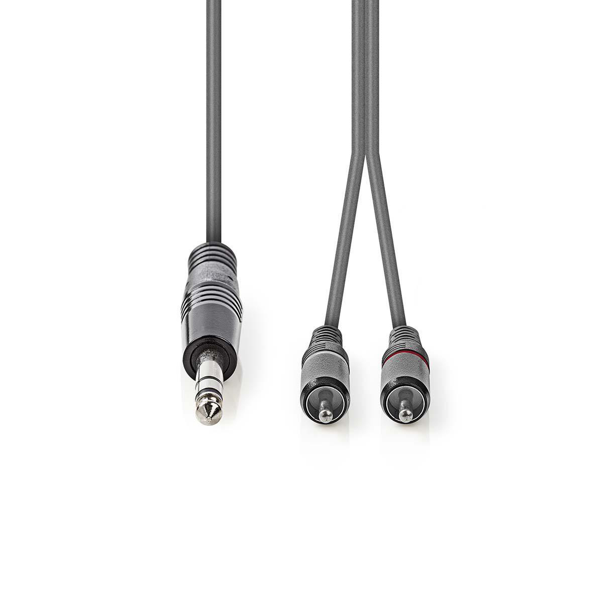 Mikrofonski kabal NEDIS 3m 6.35mm - 2 x RCA
