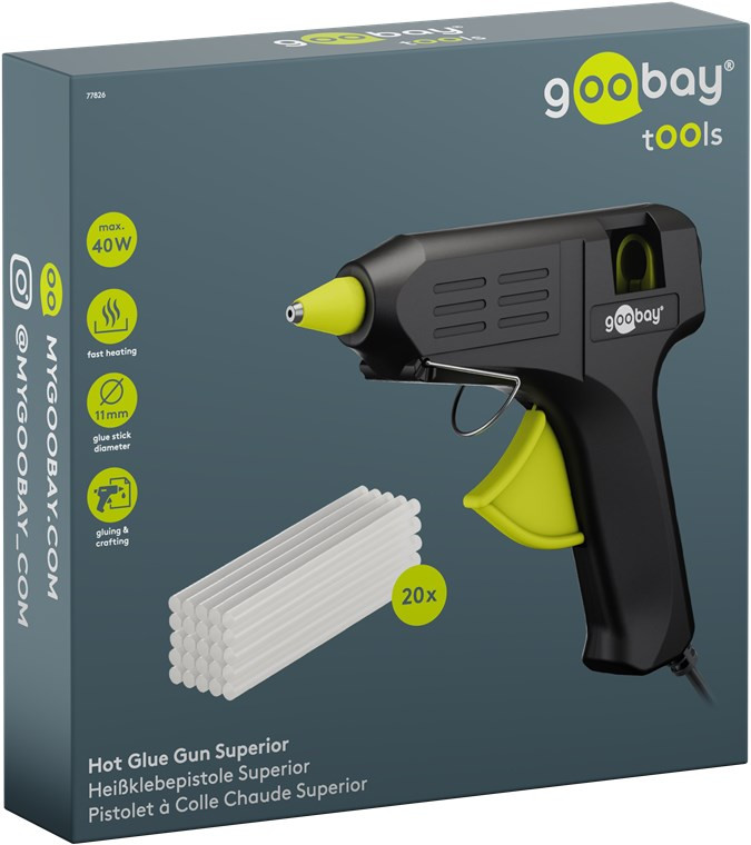 Pištolj za vruće ljepilo 40W GOOBAY
