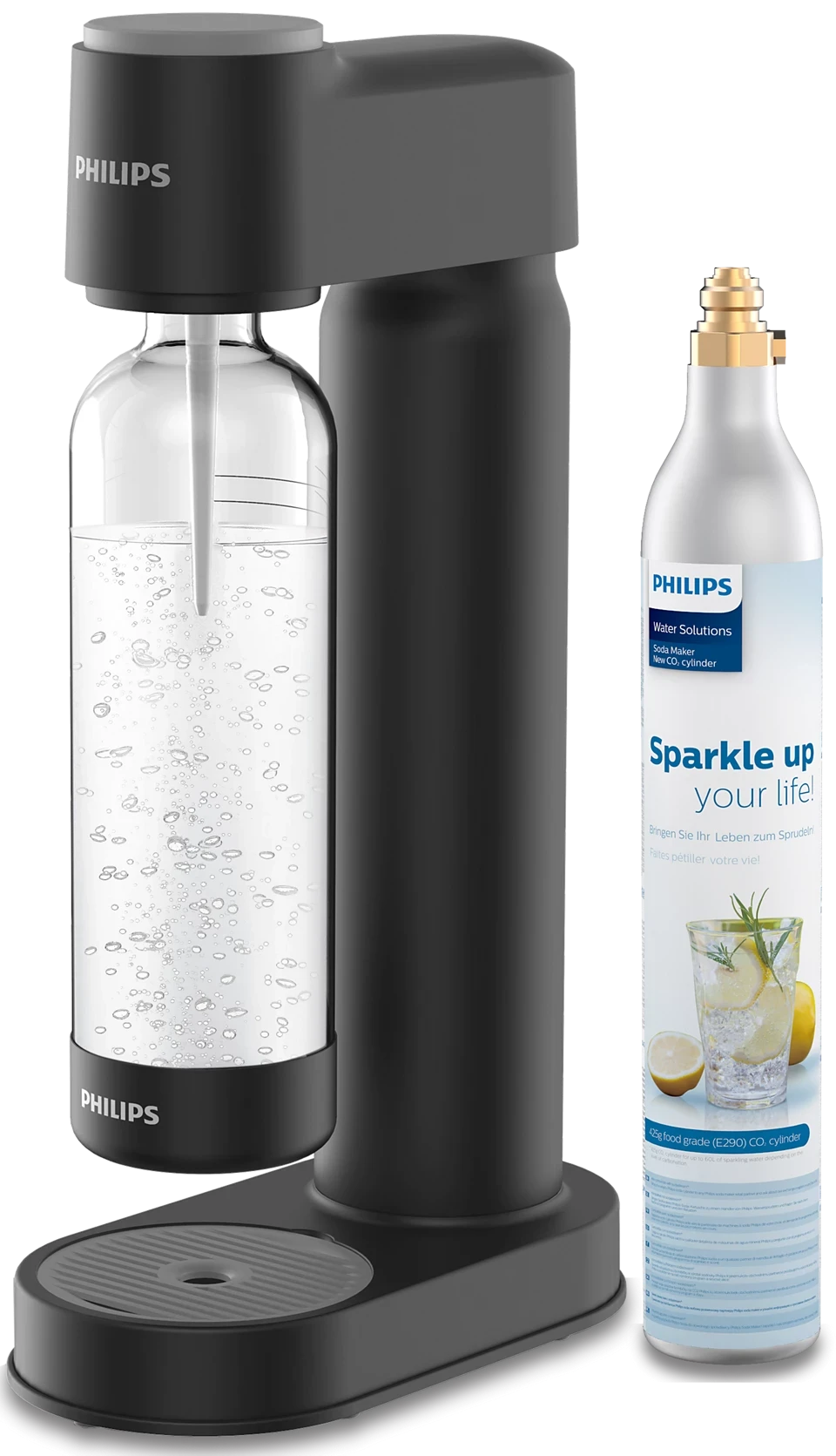 Aparat za kiselu vodu soda maker PHILIPS ADD4901BK Black