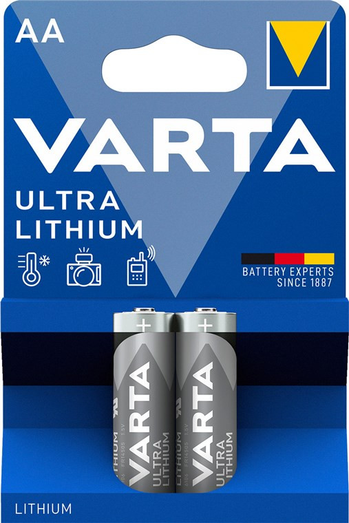 Baterija AA VARTA lithium 1.5V 2900mAh SET 2/1