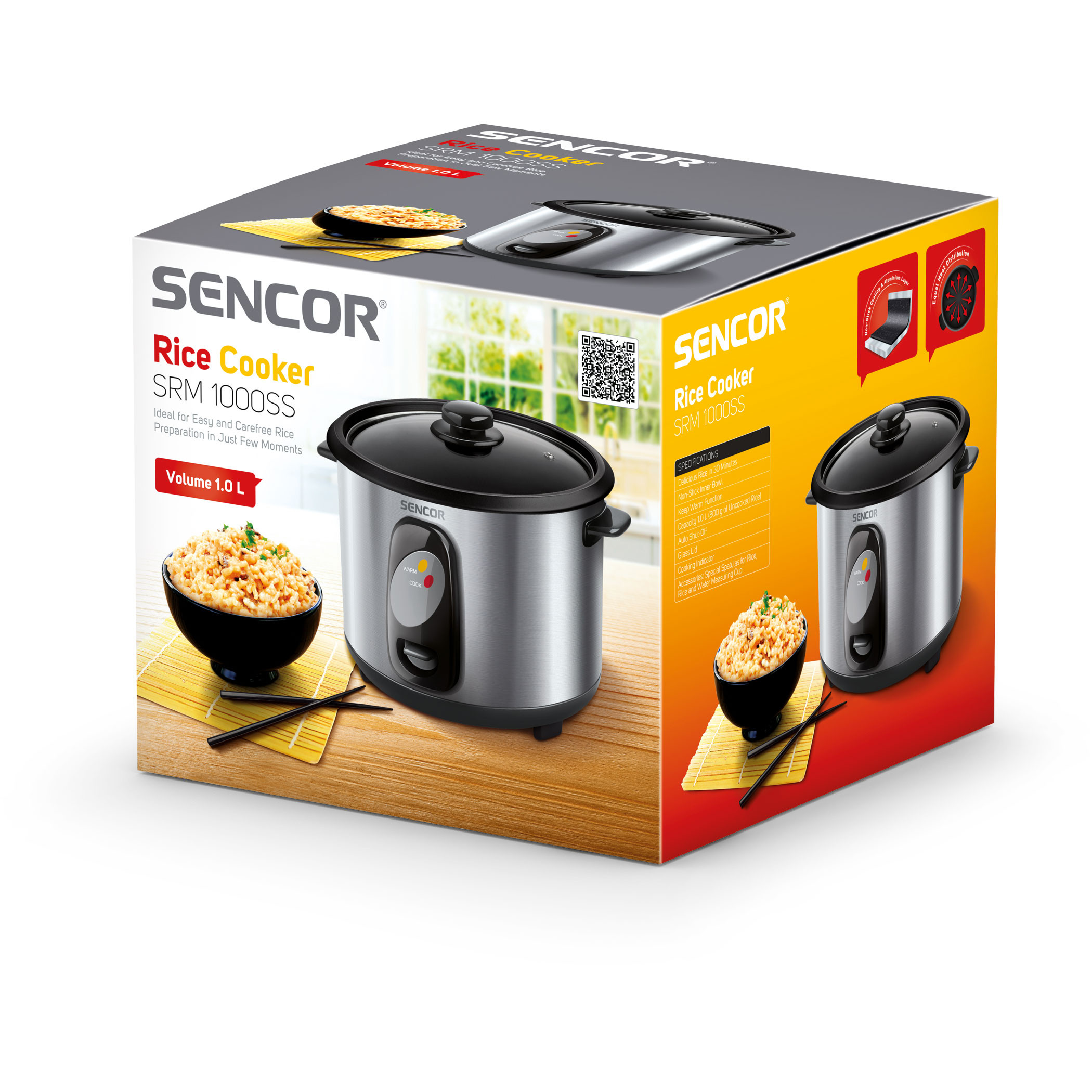 Kuhalo za rižu SENCOR SRM 1000SS