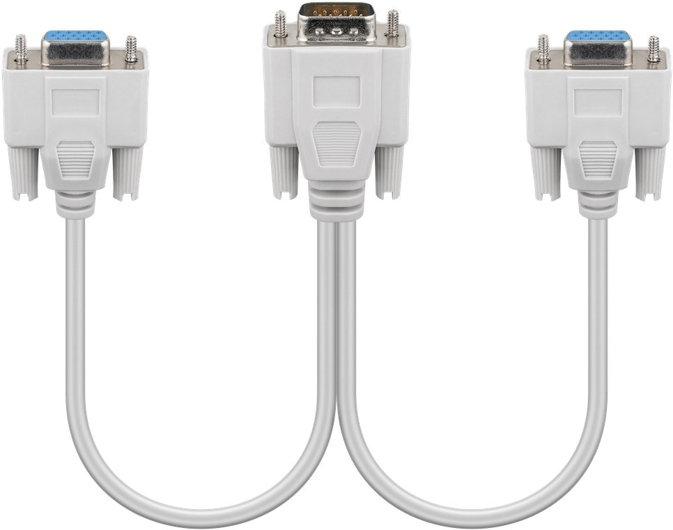 Adapter VGA na 2x VGA 20cm