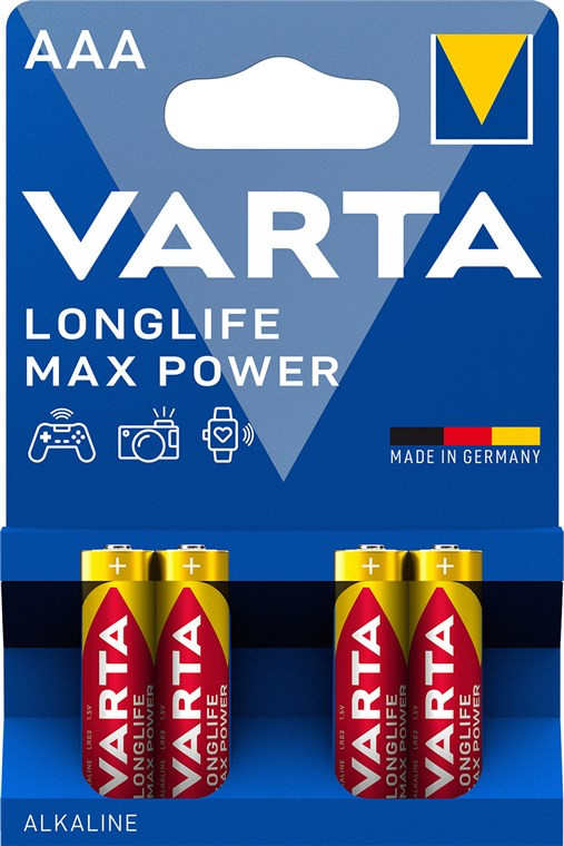 Baterija AAA VARTA SET 4/1 LONGLIFE MAX POWER