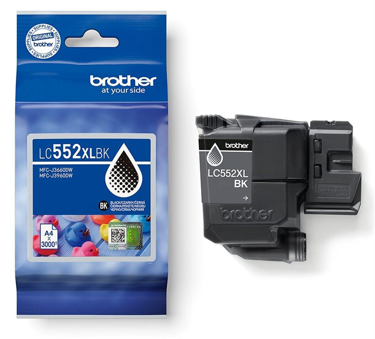 Tinta BROTHER LC552XL crna