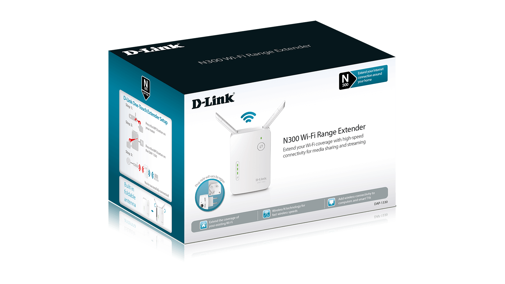 Powerline adapter D-LINK N300 DAP‑1330