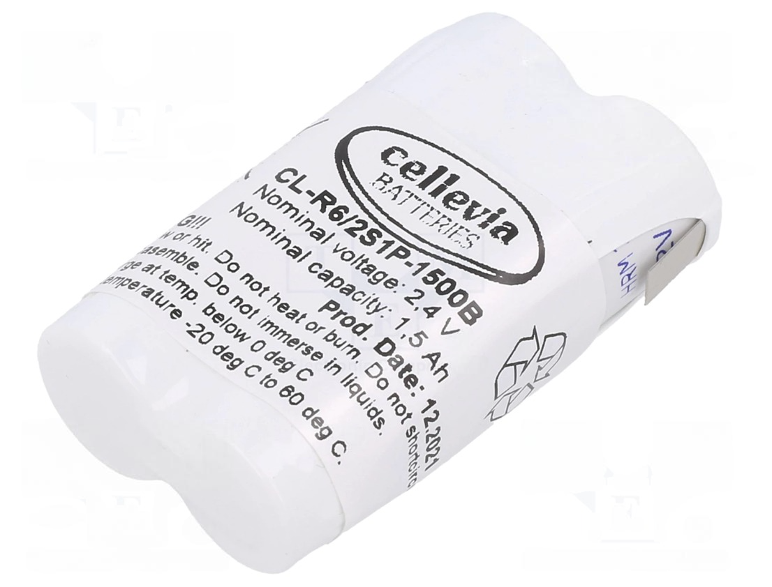 Baterija CL-R6/2S1P-1500B CELLEVIA BATTERIES