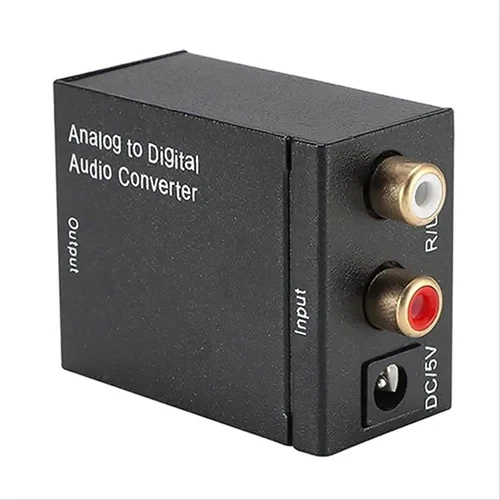 Analogni u digitalni audio konverter –2xRCA na Toslink Coax