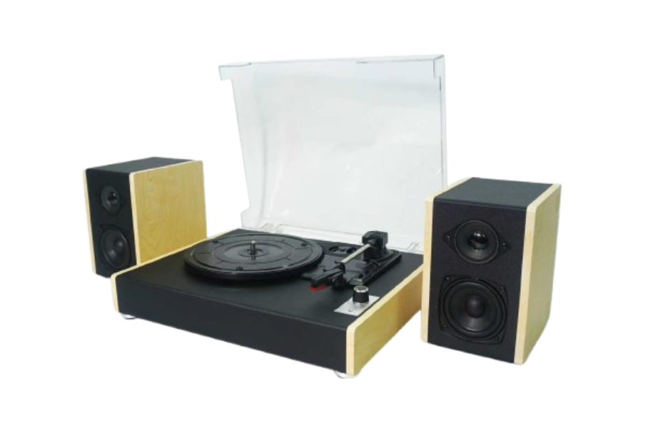 Retro bluetooth gramofon sa poklopcem i odvojenim zvučnicima  GM-234BT - slika 2