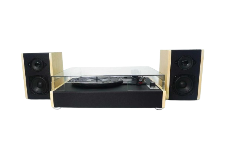 Retro bluetooth gramofon sa poklopcem i odvojenim zvučnicima  GM-234BT - slika 3