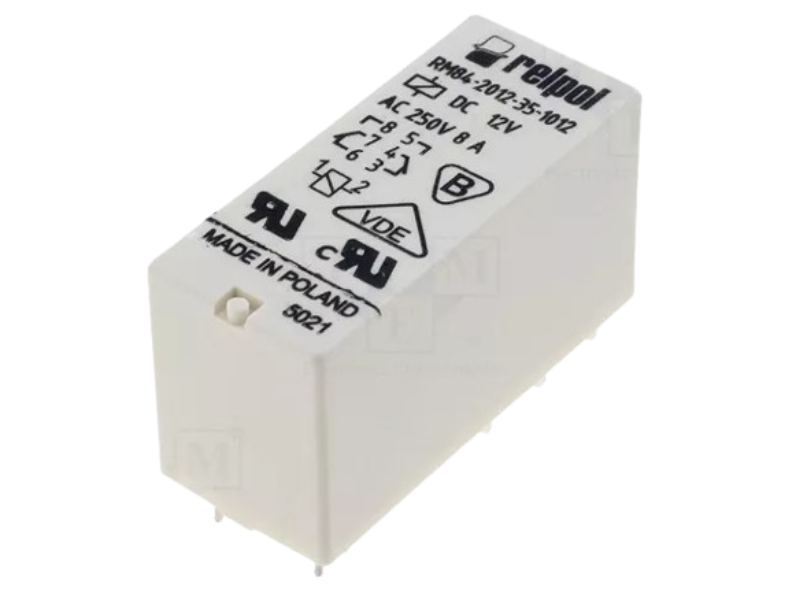 Elektromagnetni relej 12V DC 8A DPDT RM84-2012-35-1012