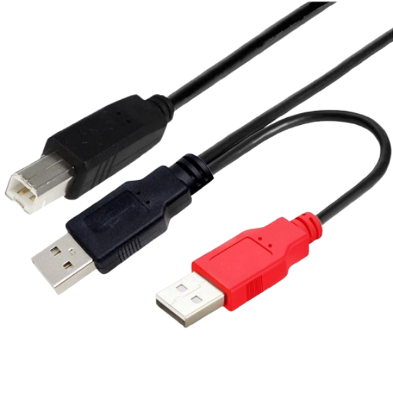 Kabal 2x USB-A na USB-B 20cm