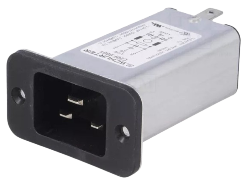 Ugradbeni AC konektor C20 250VAC SCHURTER