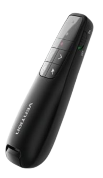 Bežični laserski prezenter sa AirMouse funkcijom VENTION crni