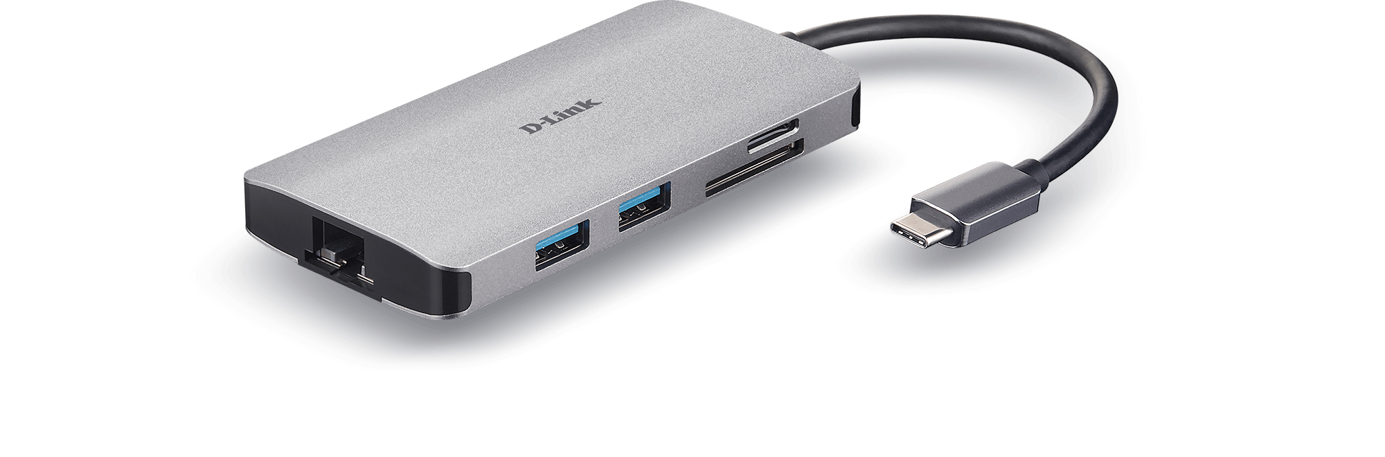 Multiport D-LINK DUB-M810 8u1 USB-C hub sa više portova u aluminijskom kućištu