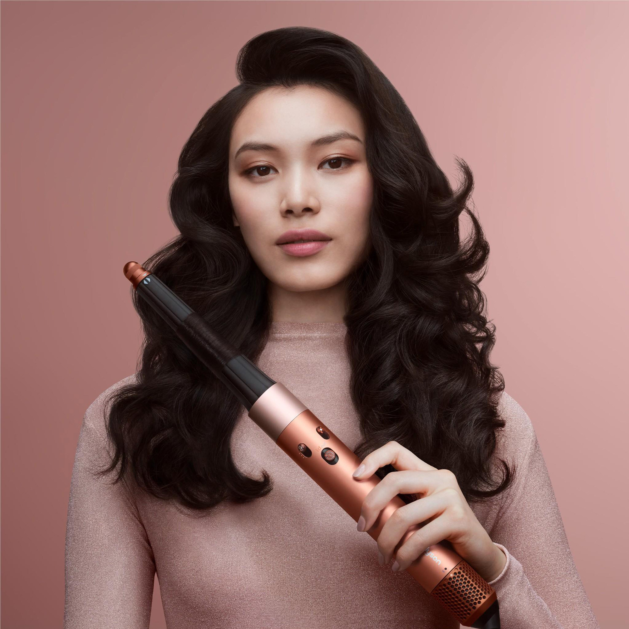 Uvijač za kosu DYSON Airwrap i.d Amber Silk/Pink Champagne Straight+Wavy Limited Edition