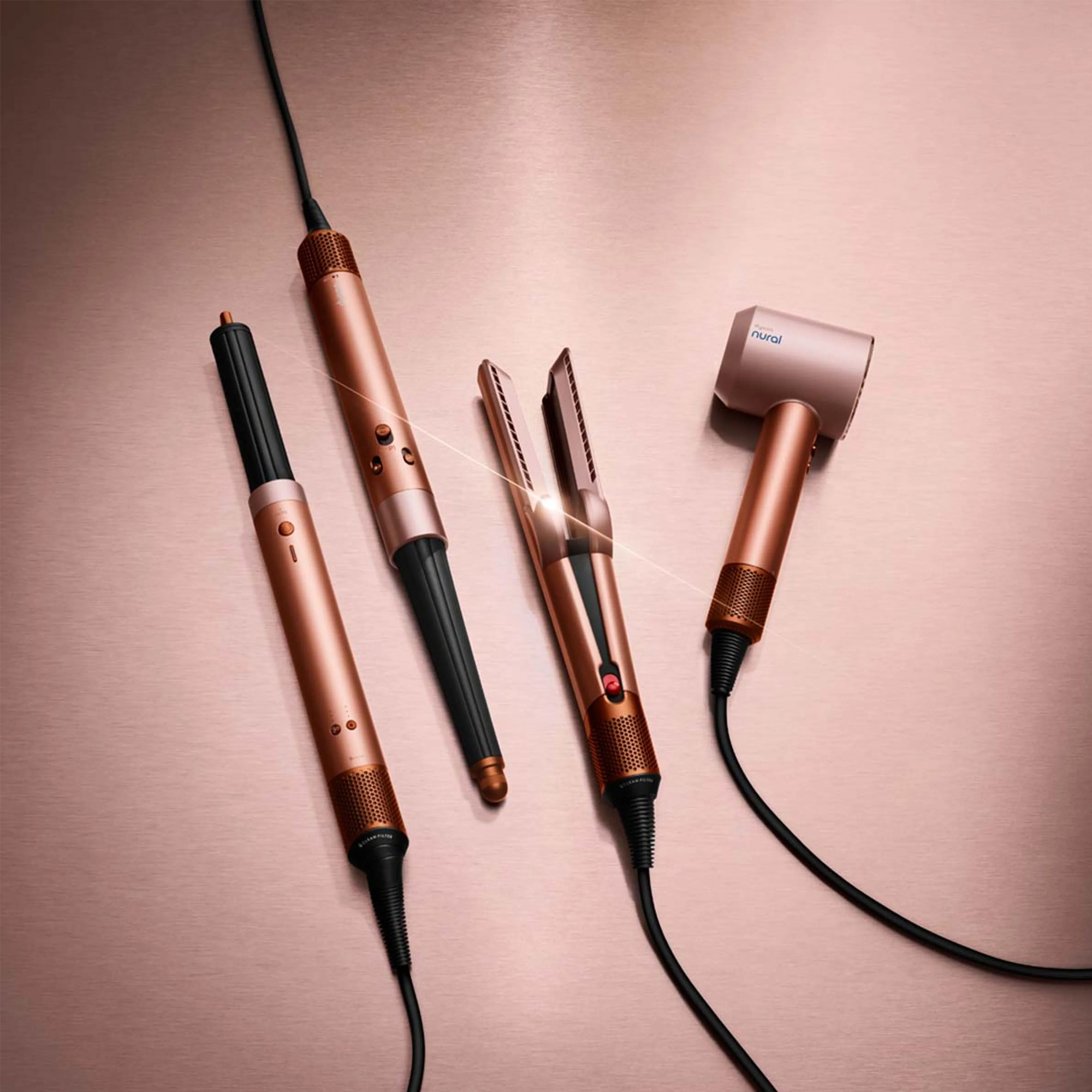 Uvijač za kosu DYSON Airwrap i.d Amber Silk/Pink Champagne Straight+Wavy Limited Edition