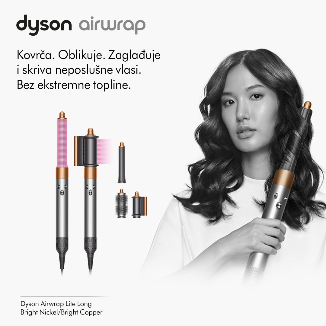 Uvijač za kosu DYSON Airwrap Lite Long Bright Nickel/Bright Copper