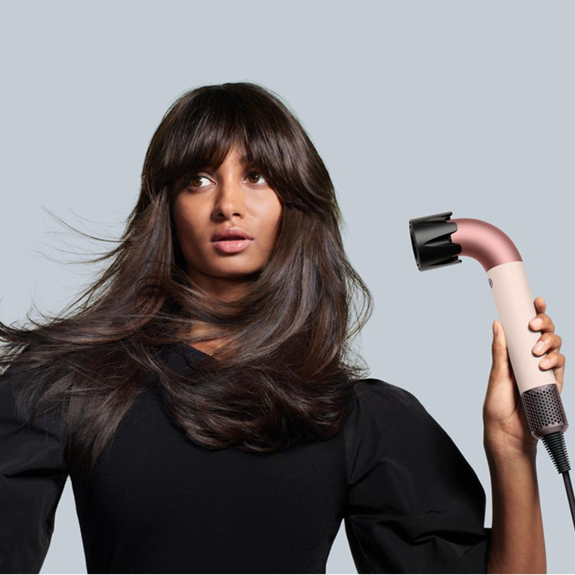 Fenza kosu DYSON Supersonic r HD17 Ceramic Pink/Rose Gold Straight+Wavy