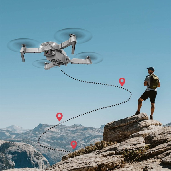 Praktični mini dron sa dvostrukom kamerom E88