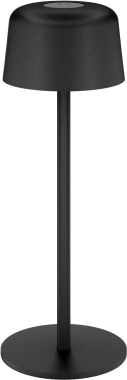 Punjiva bežična LED stolna lampa sa tri nivoa svijetline GOOBAY 3000K 25cm crna