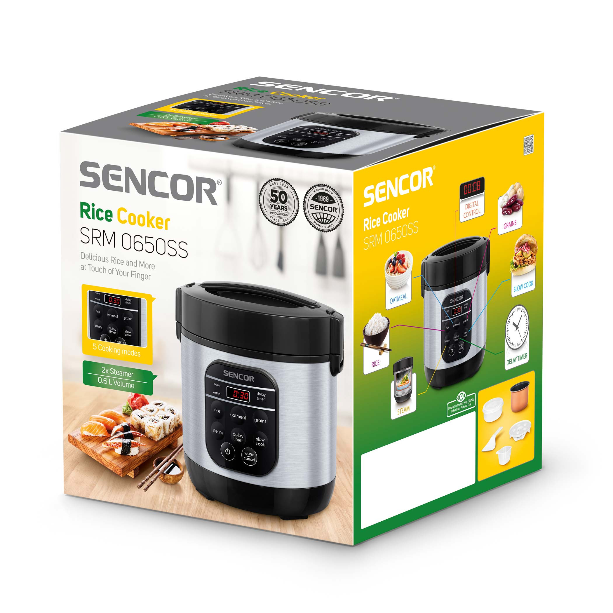 Kuhalo za rižu SENCOR SRM 0650SS