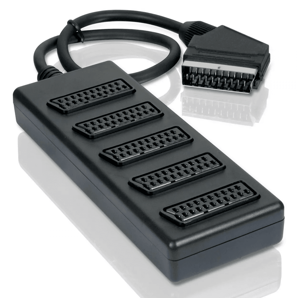 Scart adapter HUB 5u1