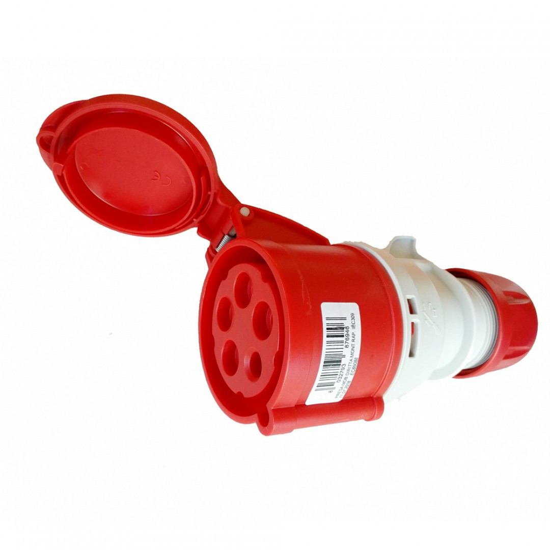 Industrijski utikač ELETTROCANALI 32A  IP44 - EC69088