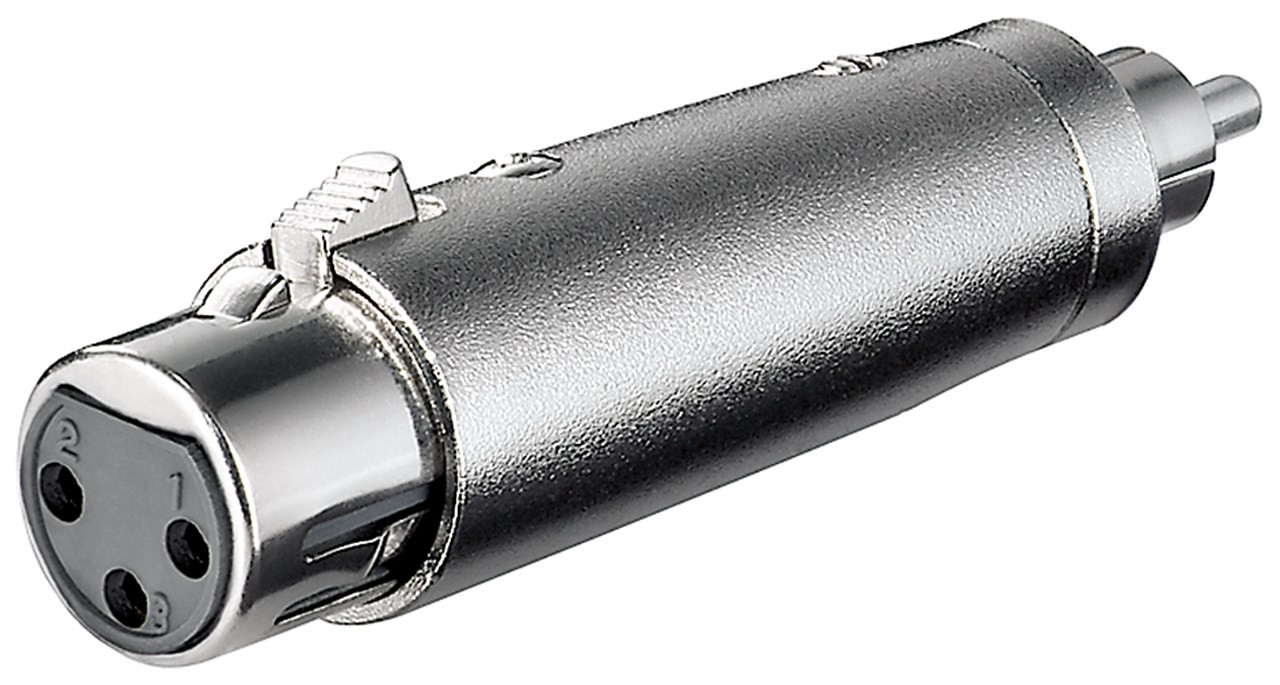 Audio adapter XLR 3 PIN na RCA Ž/M