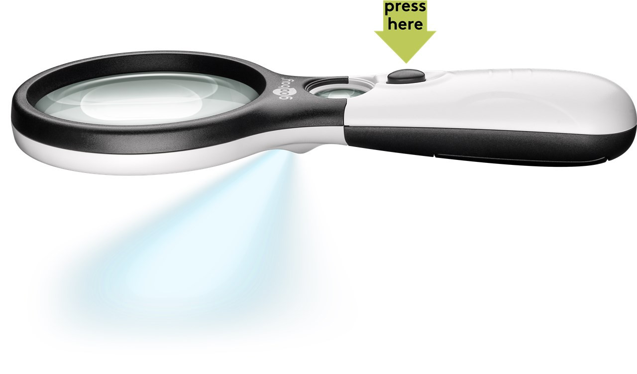 Ručna lupa sa LED svjetlom GOOBAY