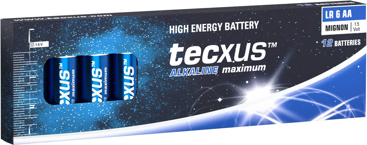 Baterija alkalna AA 1.5V TECXUS Mignon Long Life