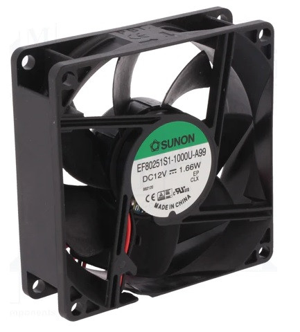 Ventilator EF80251S1-G99-A 80x80x25mm SUNON
