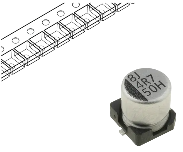 Kondenzator 4.7uF 50V