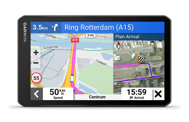 Navigacija za kamion GARMIN Dezl LGV 710 Europa za profesionalno planiranje dolaska