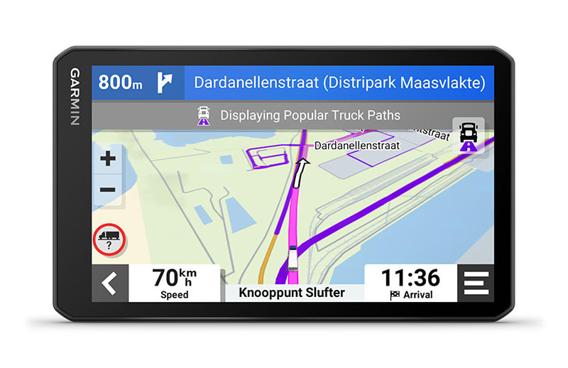 Navigacija za kamion GARMIN Dezl LGV 710 Europa omogućava svjesnost na ruti