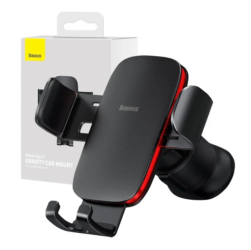 Auto nosač za telefon BASEUS Metal Age II crni