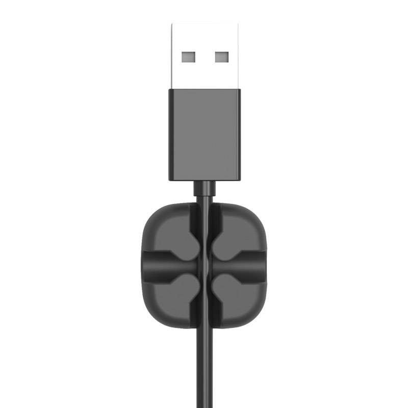 Silikonski organizator kablova ORICO crni