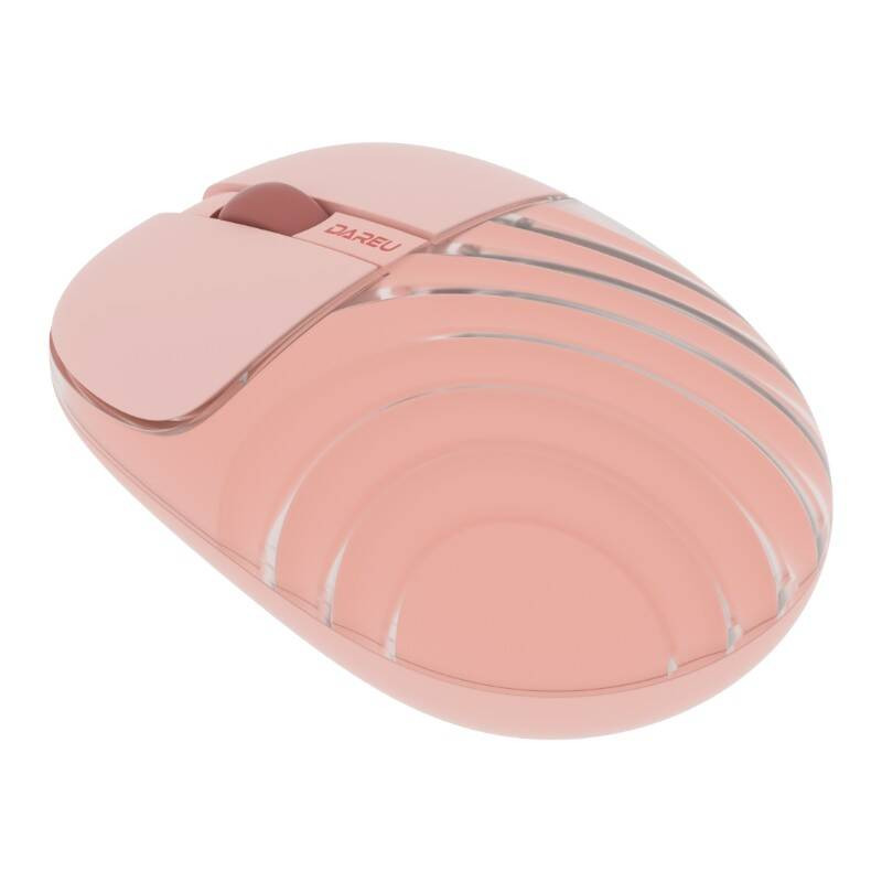 Bežični punjivi bluetooth miš  DAREU LM135D pink
