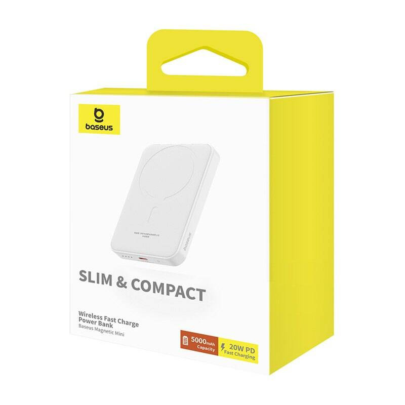 Mini MagSafe prijenosni punjač powerbank 20W 5000mAh BASEUS