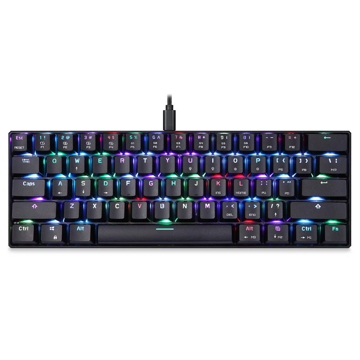 Gaming RGB tastatura MOTOSPEED CK61 crna