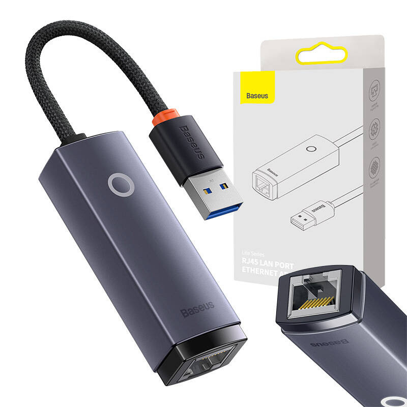 Mrežni adapter USB-A na RJ45 gigabitni BASEUS WKQX000113
