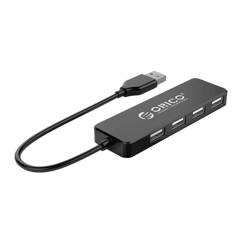 OTG HUB USB-A ORICO FL01-BK-BP 4u1 30cm