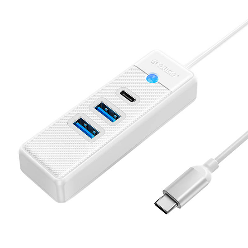 OTG USB-C HUB ORICO PWC2U-C3 3u1 15cm bijeli